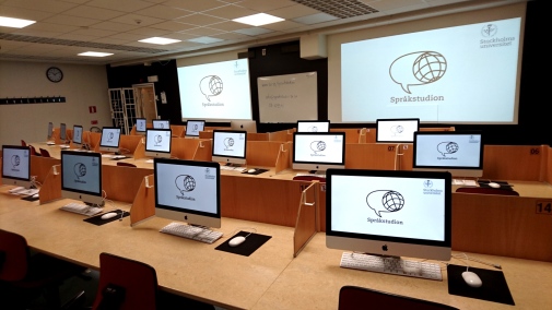 Språkstudion provides computer rooms equipped for language practice. Photo: Språkstudion